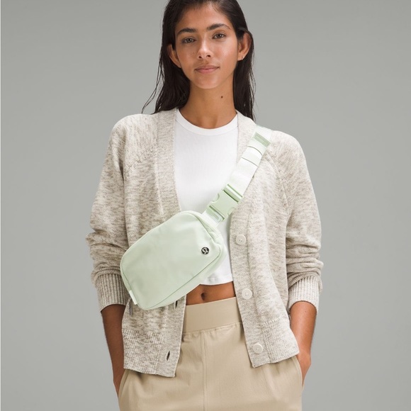 lululemon athletica Handbags - Lululemon Everywhere Belt Bag 1L- Kohlrabi Green/White